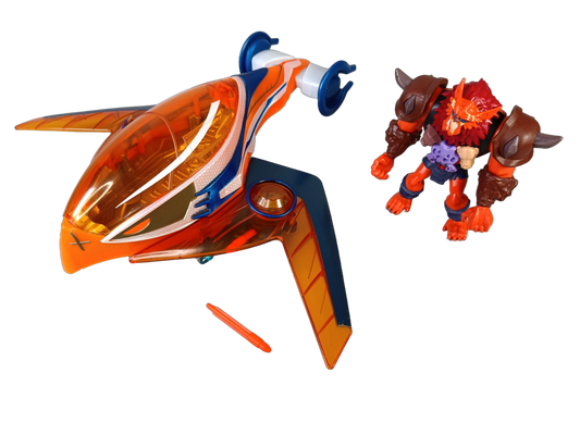Mattel Bundle Beast Man & Talon Fighter Set von 2 Figur & Fahrzeug