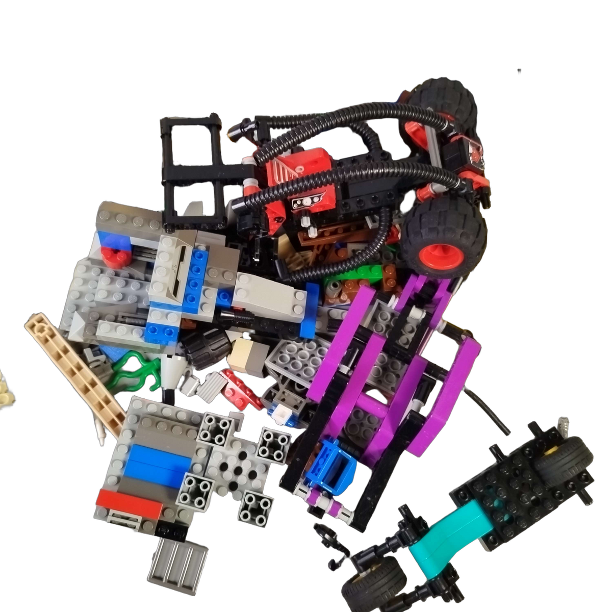 Konvolut LEGO Bausteine & Minifiguren ca. 1,2 kg, ab 6 Jahre