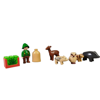Playmobil 1.2.3 Besuch im Wild-Park 6772 Spielset mit Zubehör