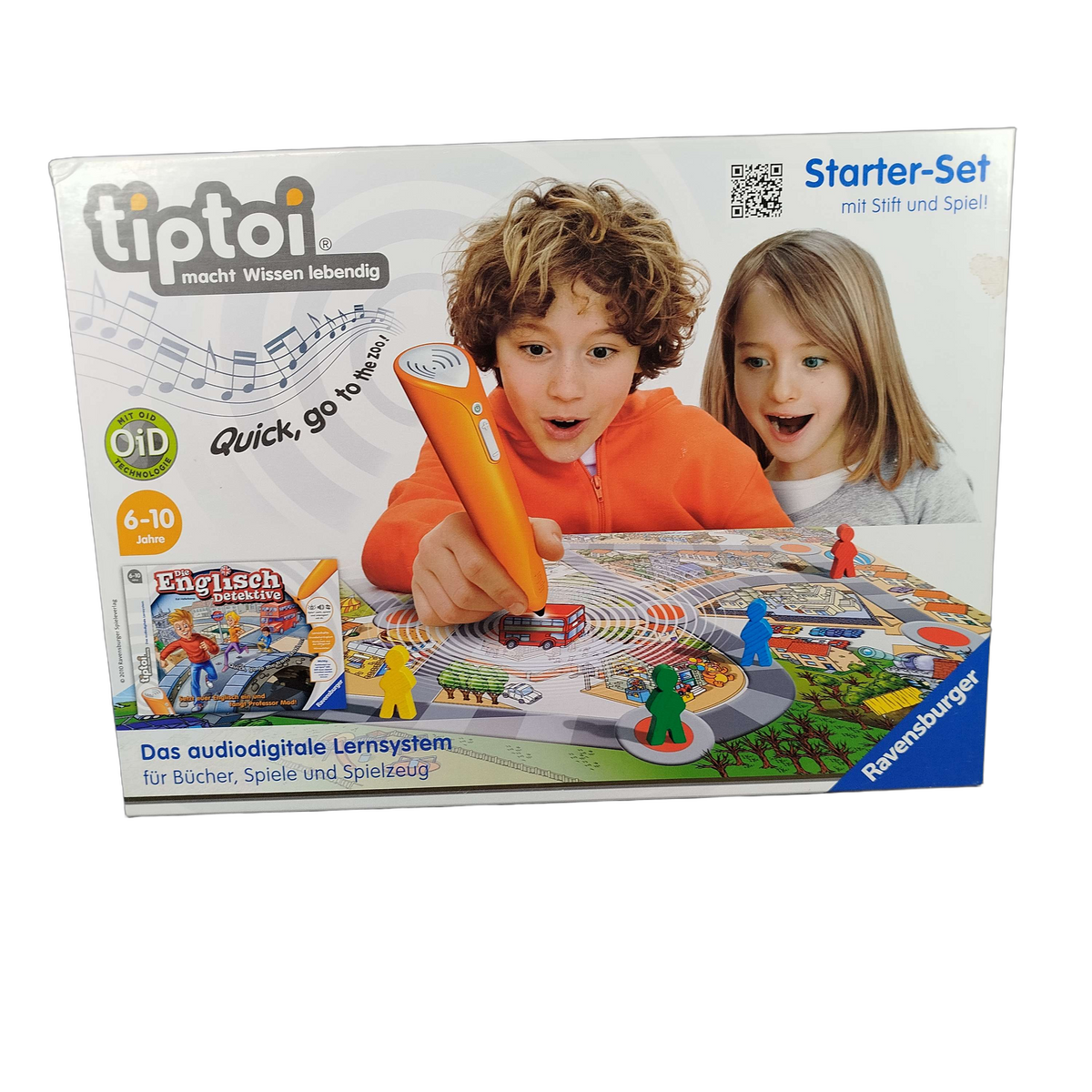 Ravensburger tiptoi Starter-Set Englisch-Detektive 00 504 1 Lernspiel
