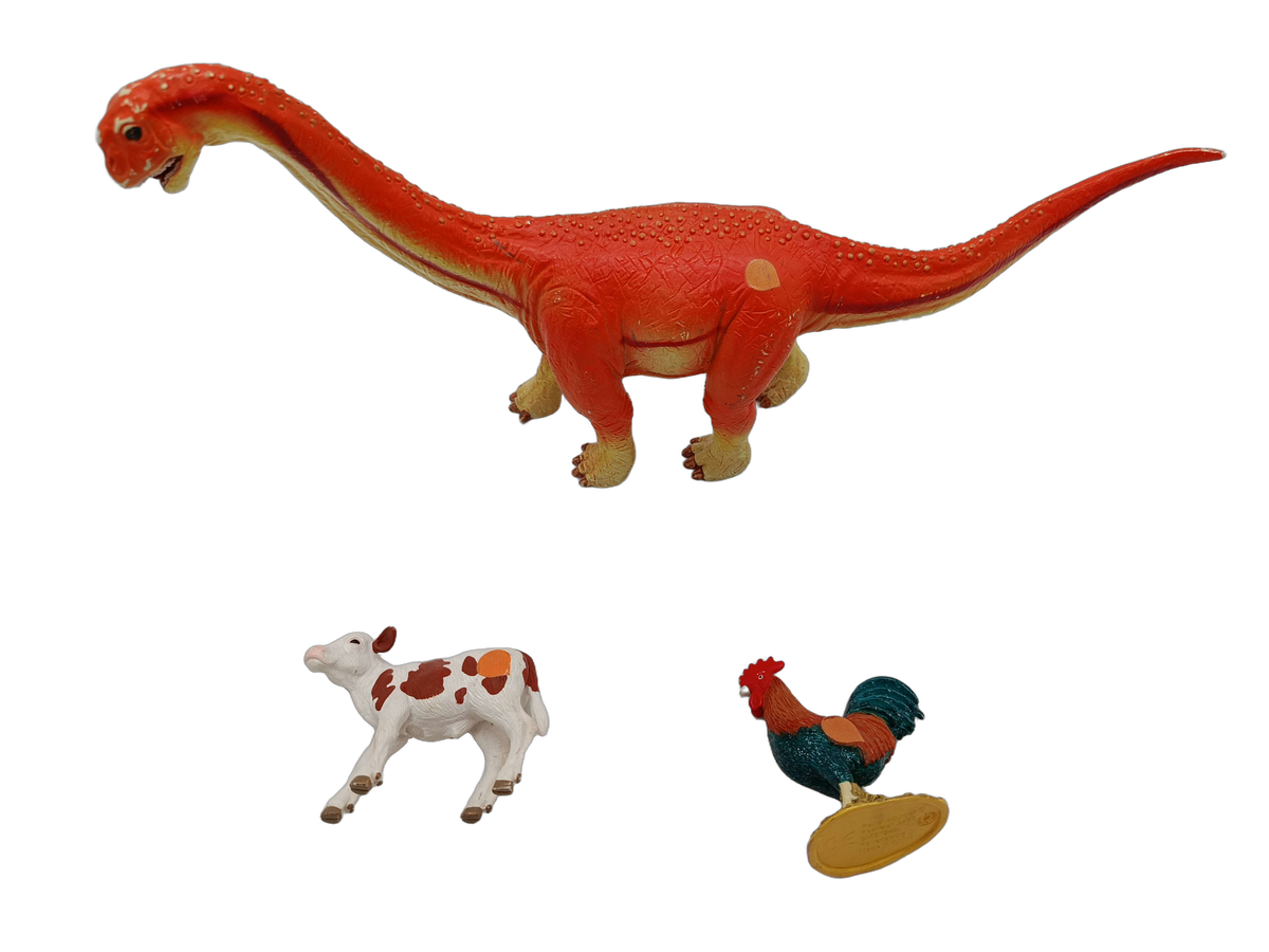 Ravensburger Bundle tiptoi Set von 3 Figuren Dinosaurier & Bauernhof