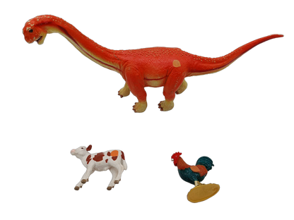 Ravensburger Bundle tiptoi Set von 3 Figuren Dinosaurier & Bauernhof
