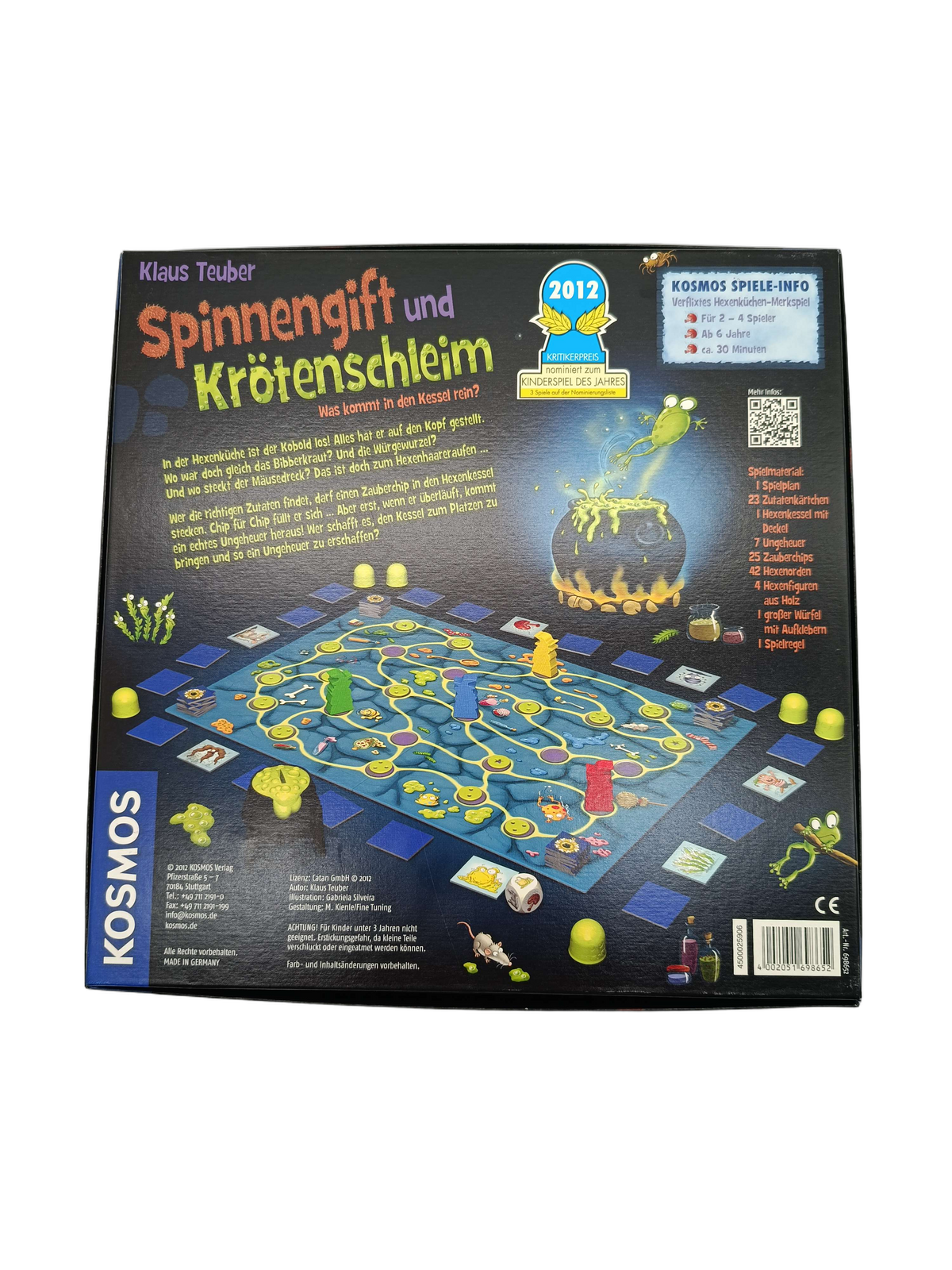 KOSMOS Spinnengift und Krötenschleim Brettspiel