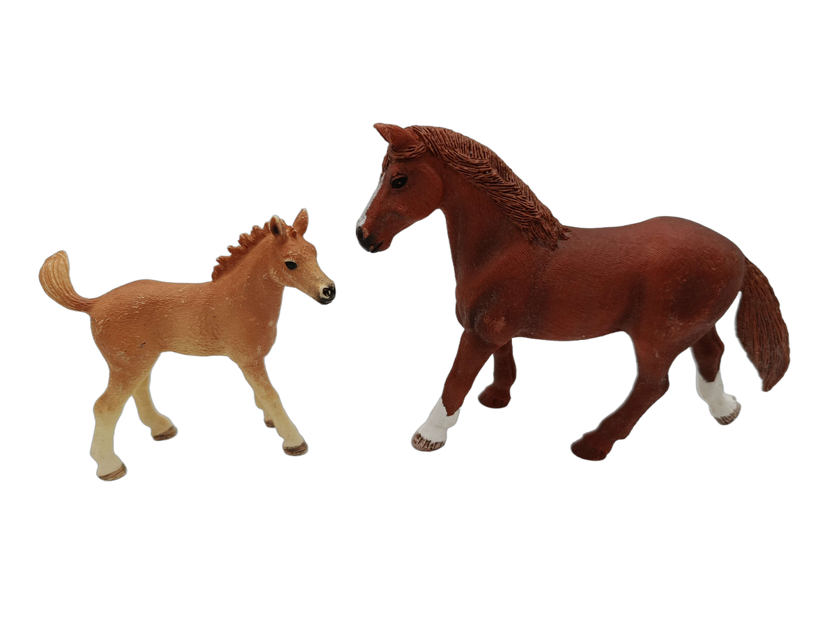 Schleich Tiere Bundle 6 Teile Tierfiguren Pferd Kuh Hund Pegasus
