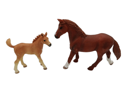 Schleich Tiere Bundle 6 Teile Tierfiguren Pferd Kuh Hund Pegasus