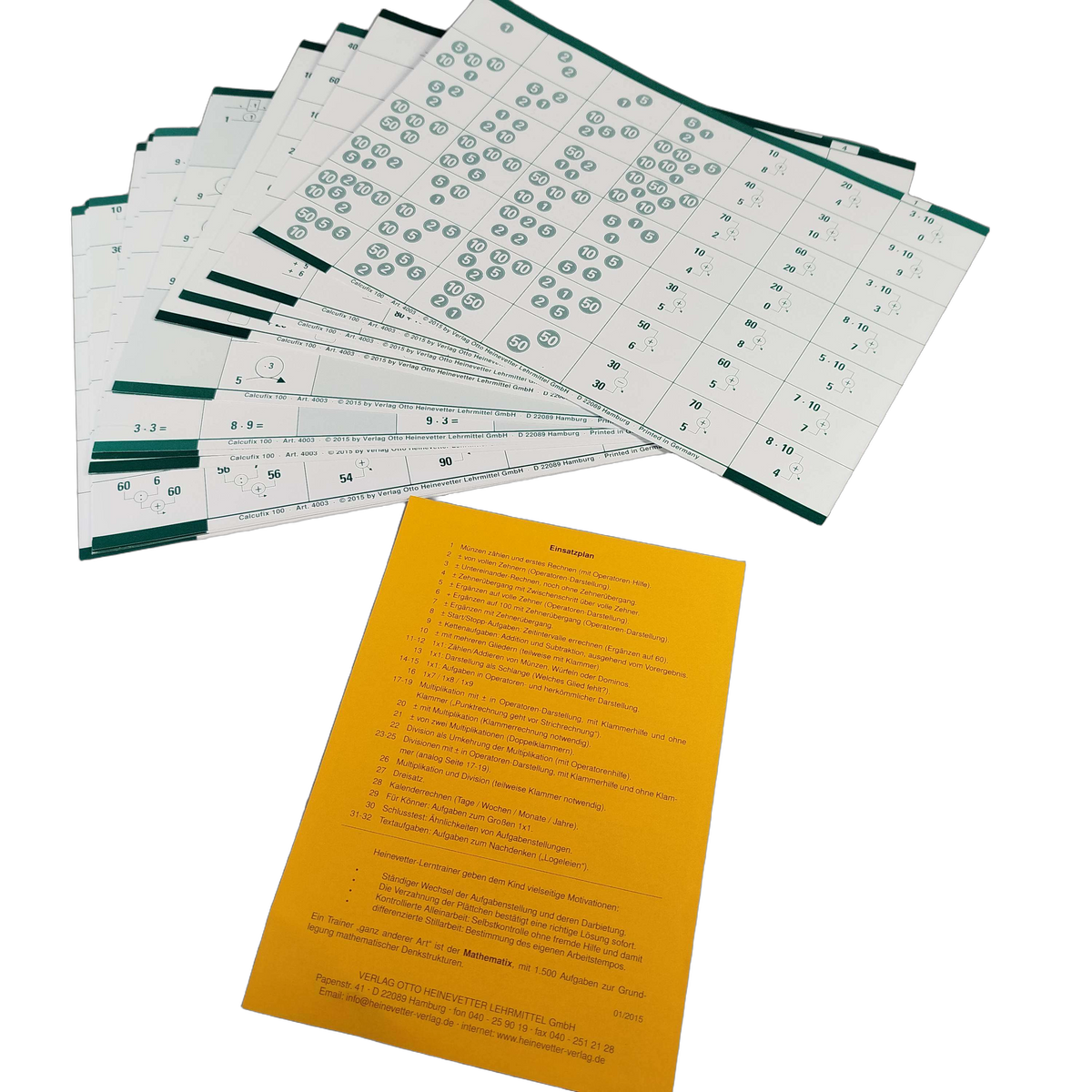 Heinevetter Calcufix 100 8003 Rechenspiel Mathematik, mit Zubehör