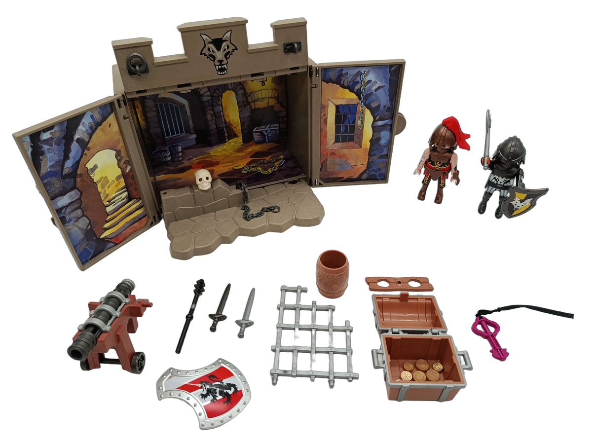 Playmobil Aufklapp-Spiel-Box Ritterschatzkammer 6156 Spielbox