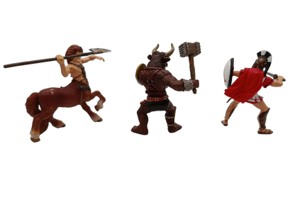 Papo Bundle Fantasy Zentaur Minotaurus & Spartaner Set von 3 Figuren