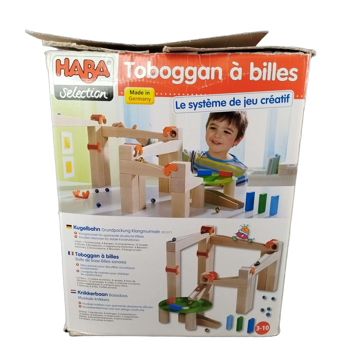 HABA Klangmurmeln Grundpackung 301371 Kugelbahn Selection