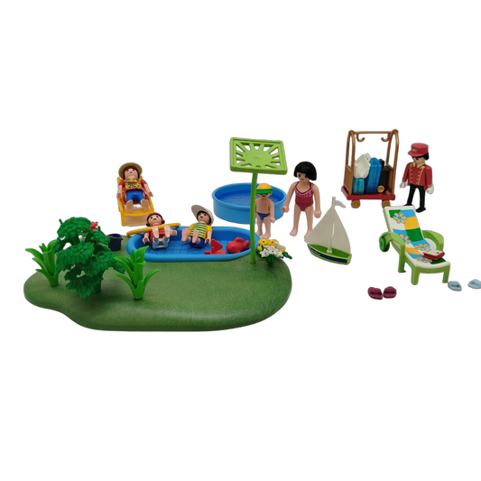 Playmobil Bundle Pool 4140 4864 5270 Set von 3 Boot & Figuren
