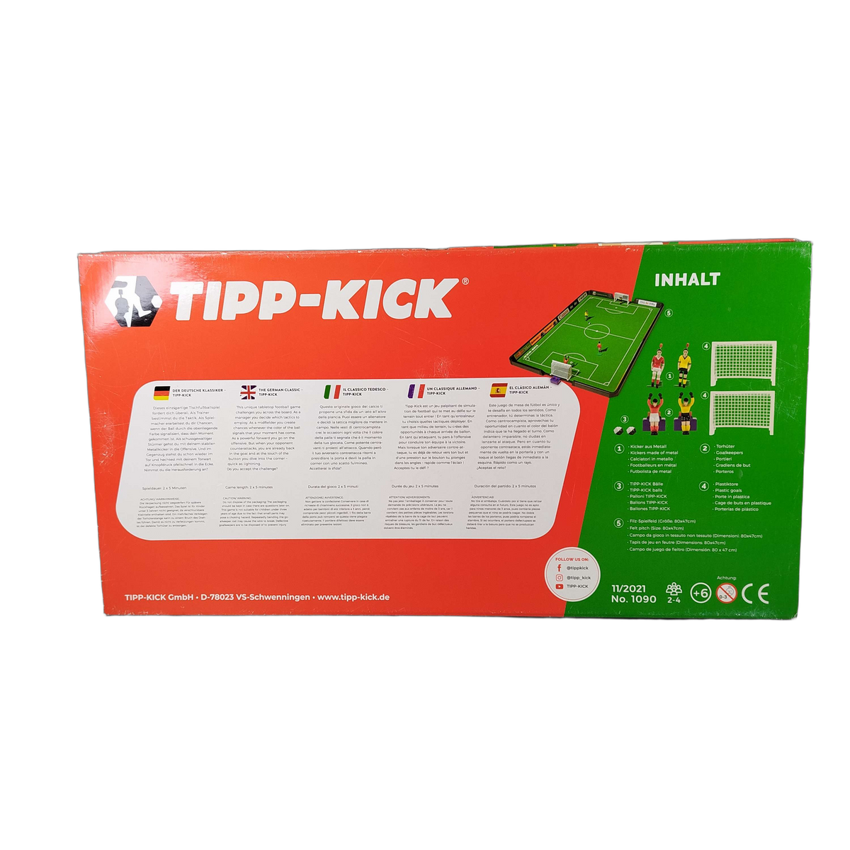Mieg Tipp-Kick Junior Cup Tischfußball mit Bande