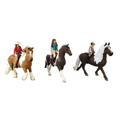 Schleich Tiere Bundle Horse Club 310 viele Teile Pferde & Reiterinnen
