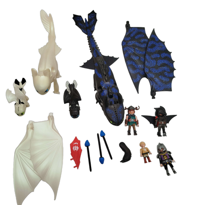 Playmobil Bundle Drachenzähmen leicht gemacht Set Drachen & Figuren