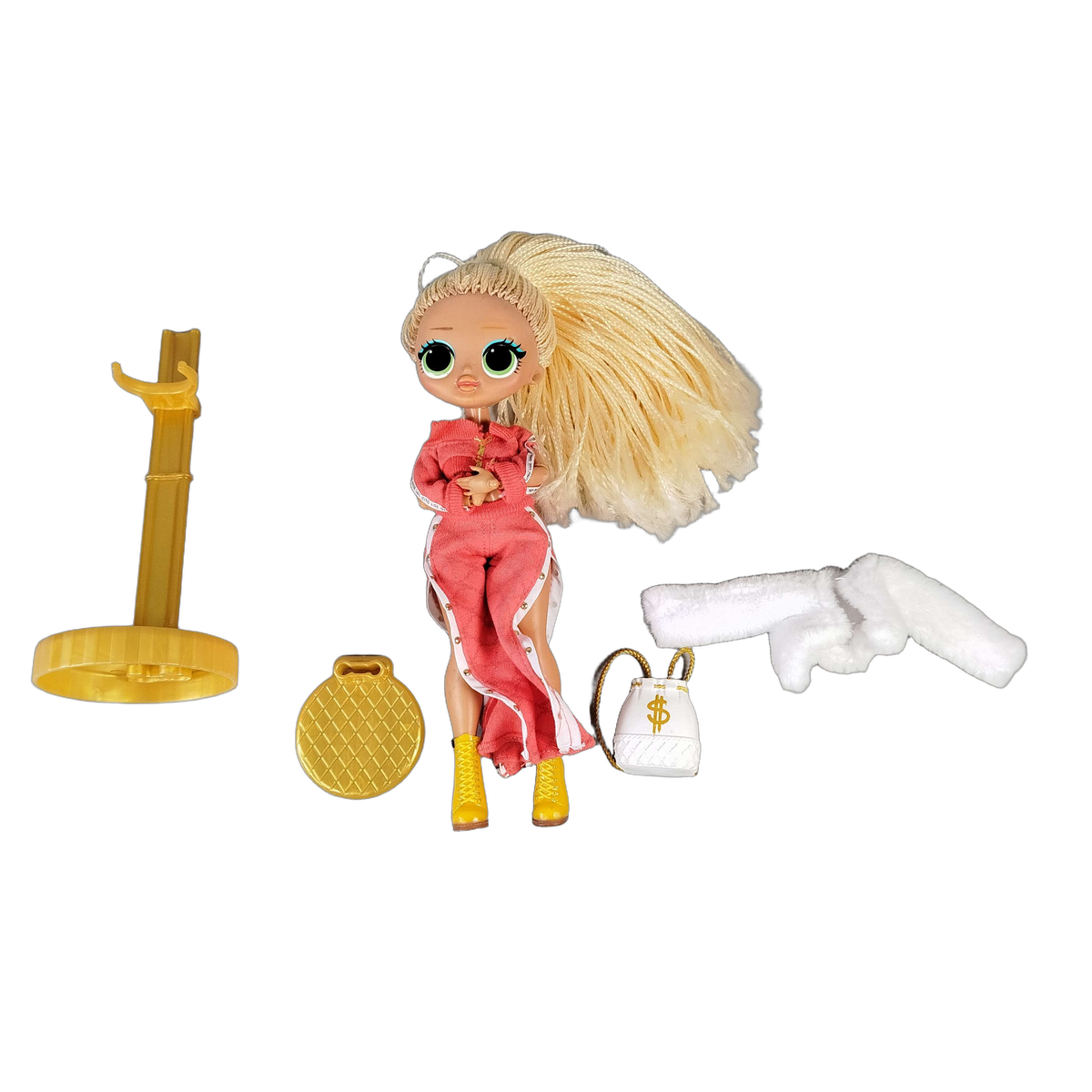 MGA Entertainment Pinker Trainingsanzug Modepuppe mit Zubehör
