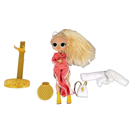 MGA Entertainment Pinker Trainingsanzug Modepuppe mit Zubehör