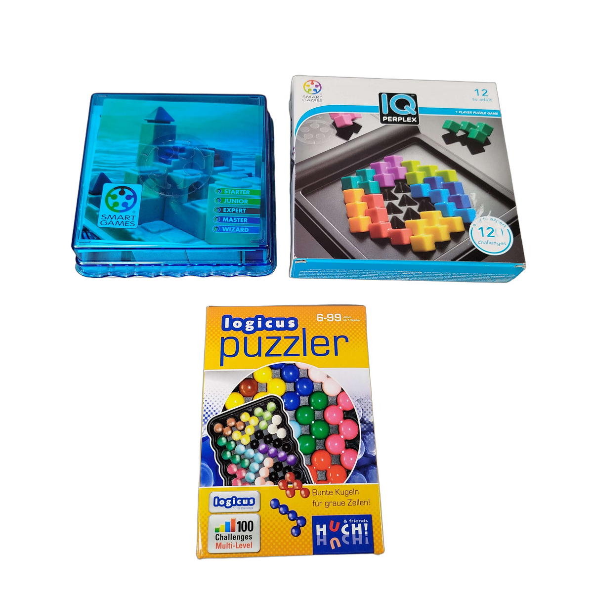 Smart Games Bundle Atlantis Escape, IQ Perplex Set von 3 Logikspiele