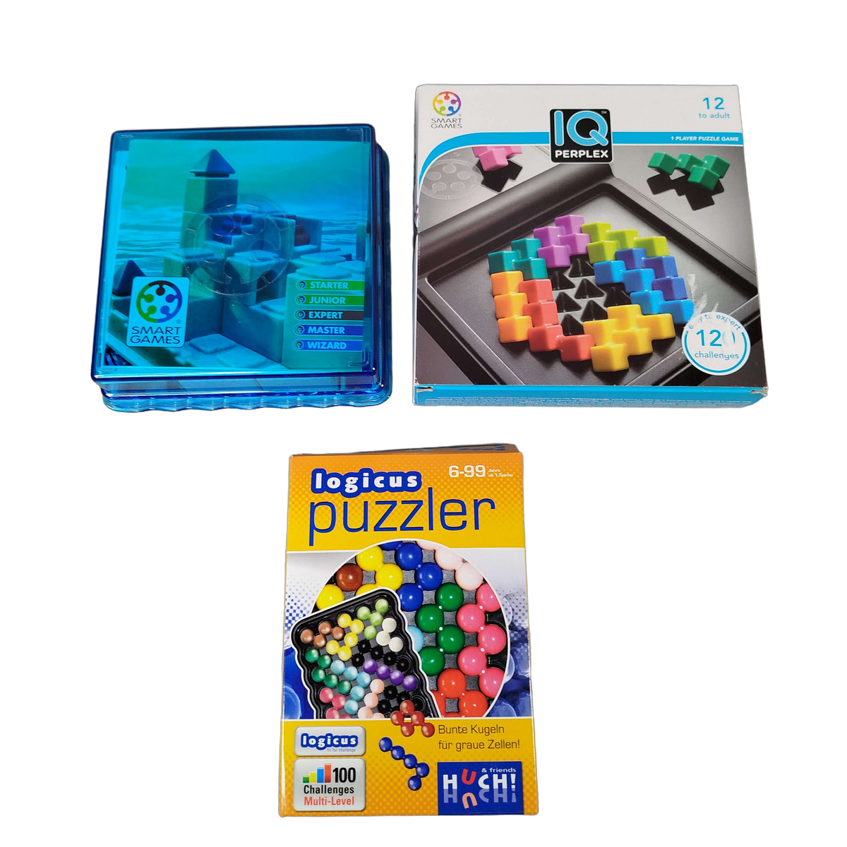 Smart Games Bundle Atlantis Escape, IQ Perplex Set von 3 Logikspiele
