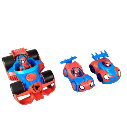 Hasbro Bundle Spidey and His Amazing Friends Set von 3 Fahrzeuge