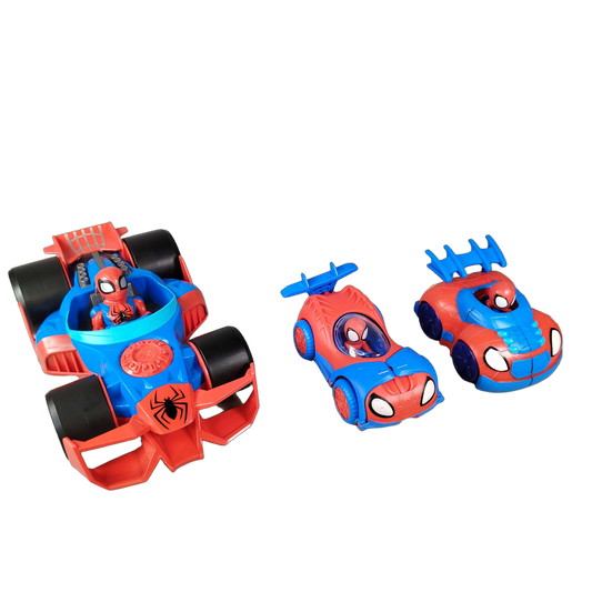 Hasbro Bundle Spidey and His Amazing Friends Set von 3 Fahrzeuge