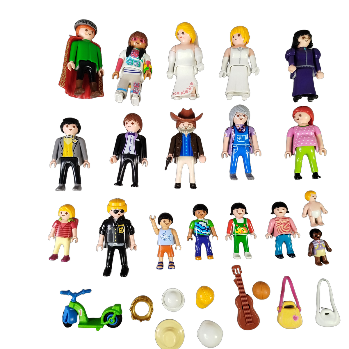 Playmobil Bundle großes Set Figuren, Scooter & Zubehör