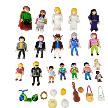 Playmobil Bundle großes Set Figuren, Scooter & Zubehör