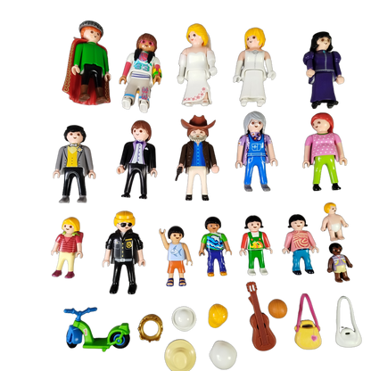 Playmobil Bundle großes Set Figuren, Scooter & Zubehör