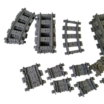 LEGO Eisenbahn Gleise & Schienenteile 20-teilig