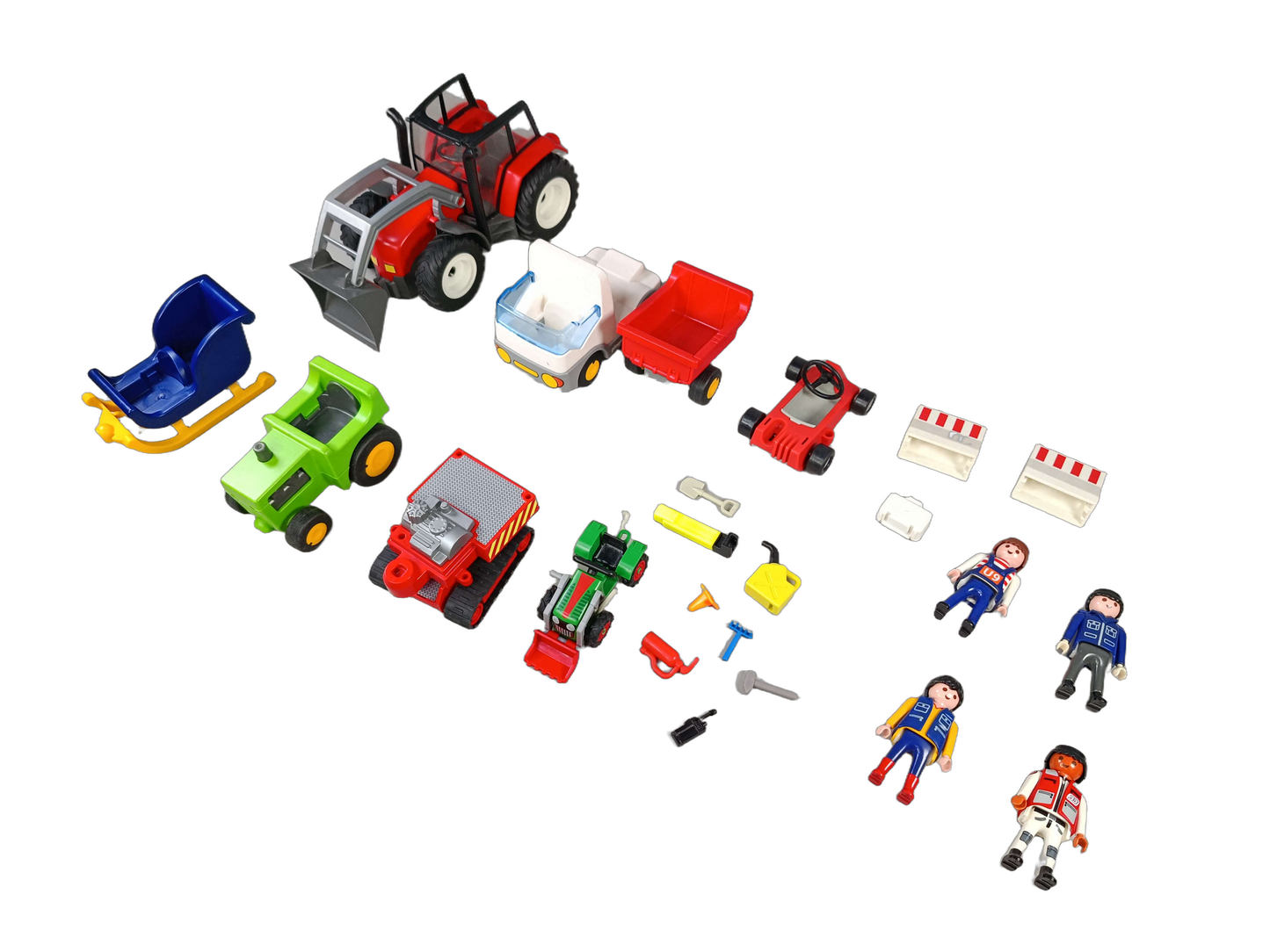 Konvolut Playmobil ca. 1,0 kg, Fahrzeuge & Figuren, ab 3 4 5 Jahre