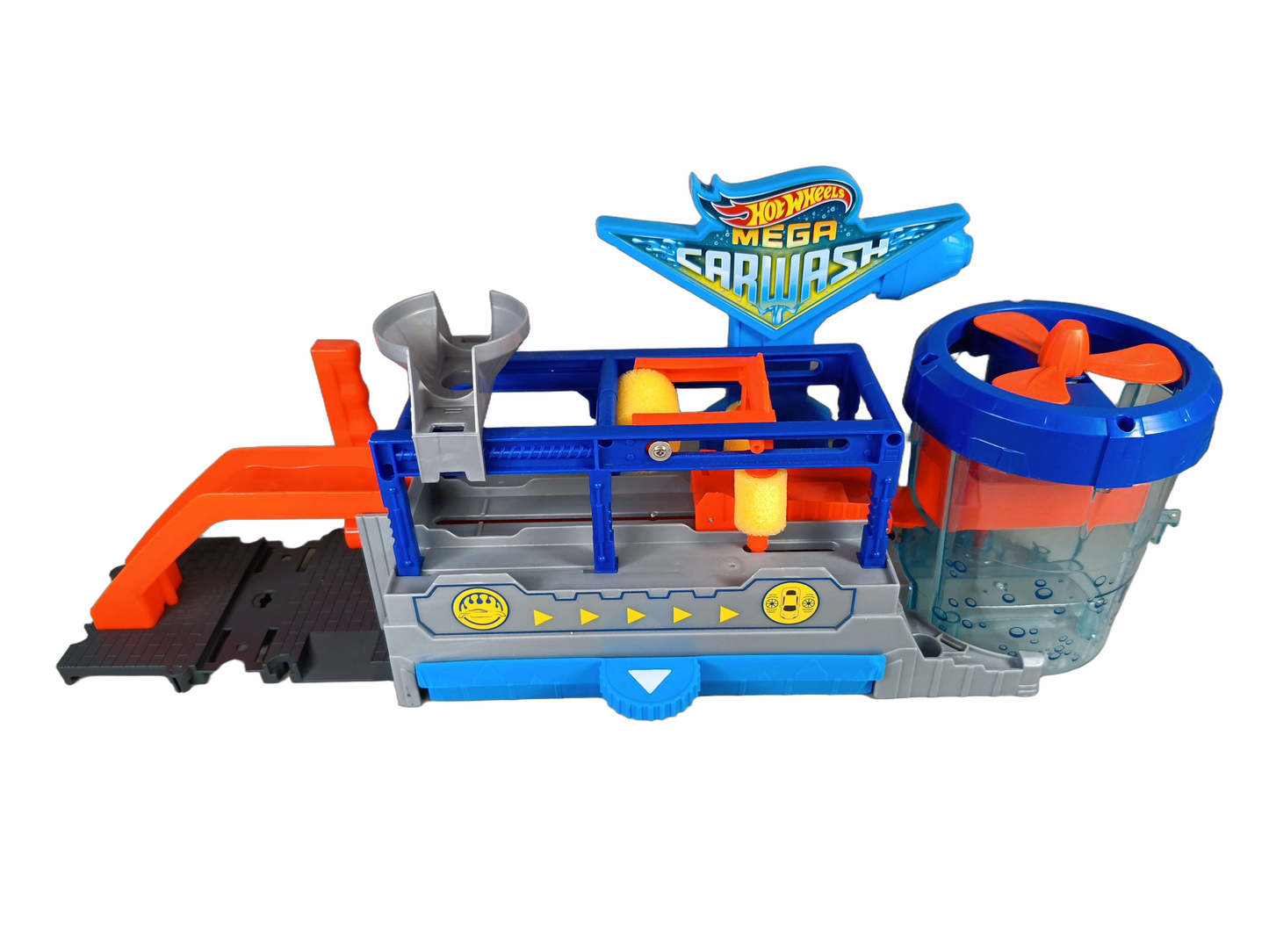 Hot Wheels Bundle Mega Car Wash großes Set Waschanlage & Rampe
