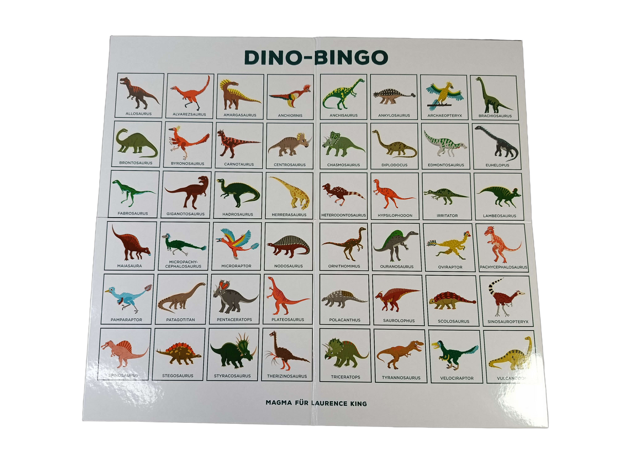 Laurence King Dino-Bingo Brettspiel