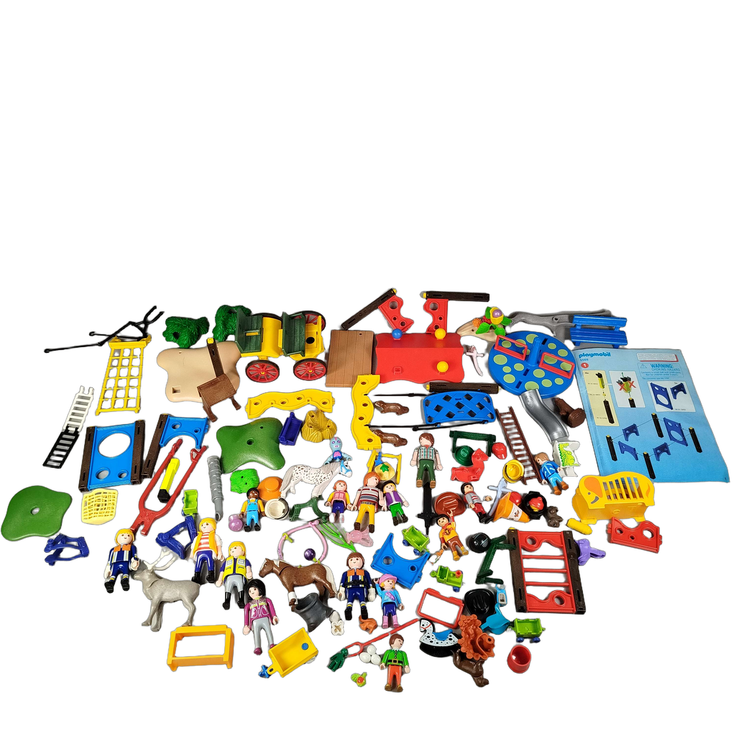 Playmobil Bundle Zoo & Reiterhof 3145 5568 Figuren & Tiere