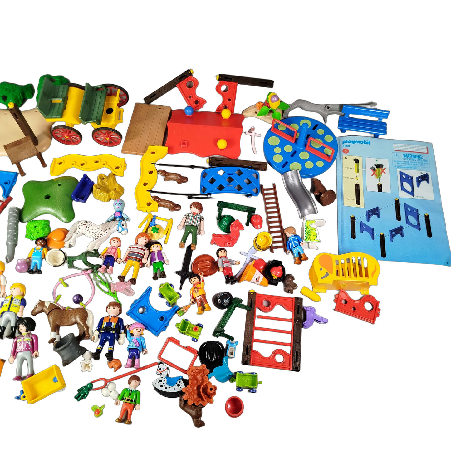 Playmobil Bundle Zoo & Reiterhof 3145 5568 Figuren & Tiere