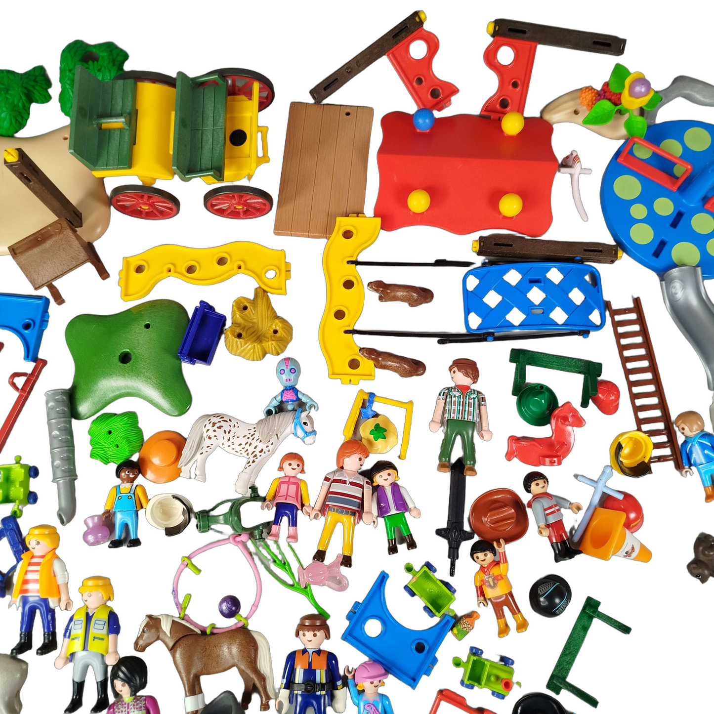 Playmobil Bundle Zoo & Reiterhof 3145 5568 Figuren & Tiere