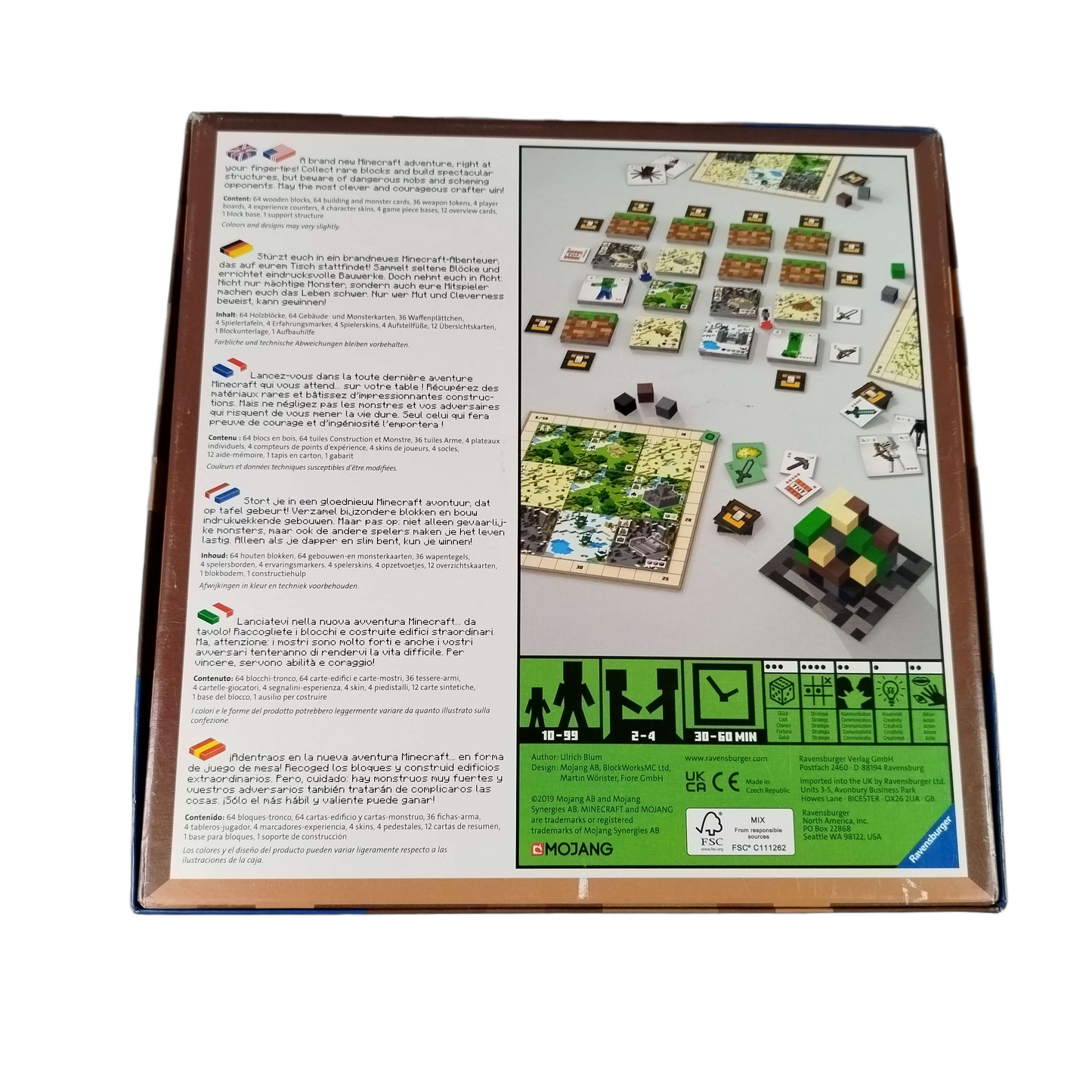 Ravensburger Minecraft: Builders & Biomes Brettspiel