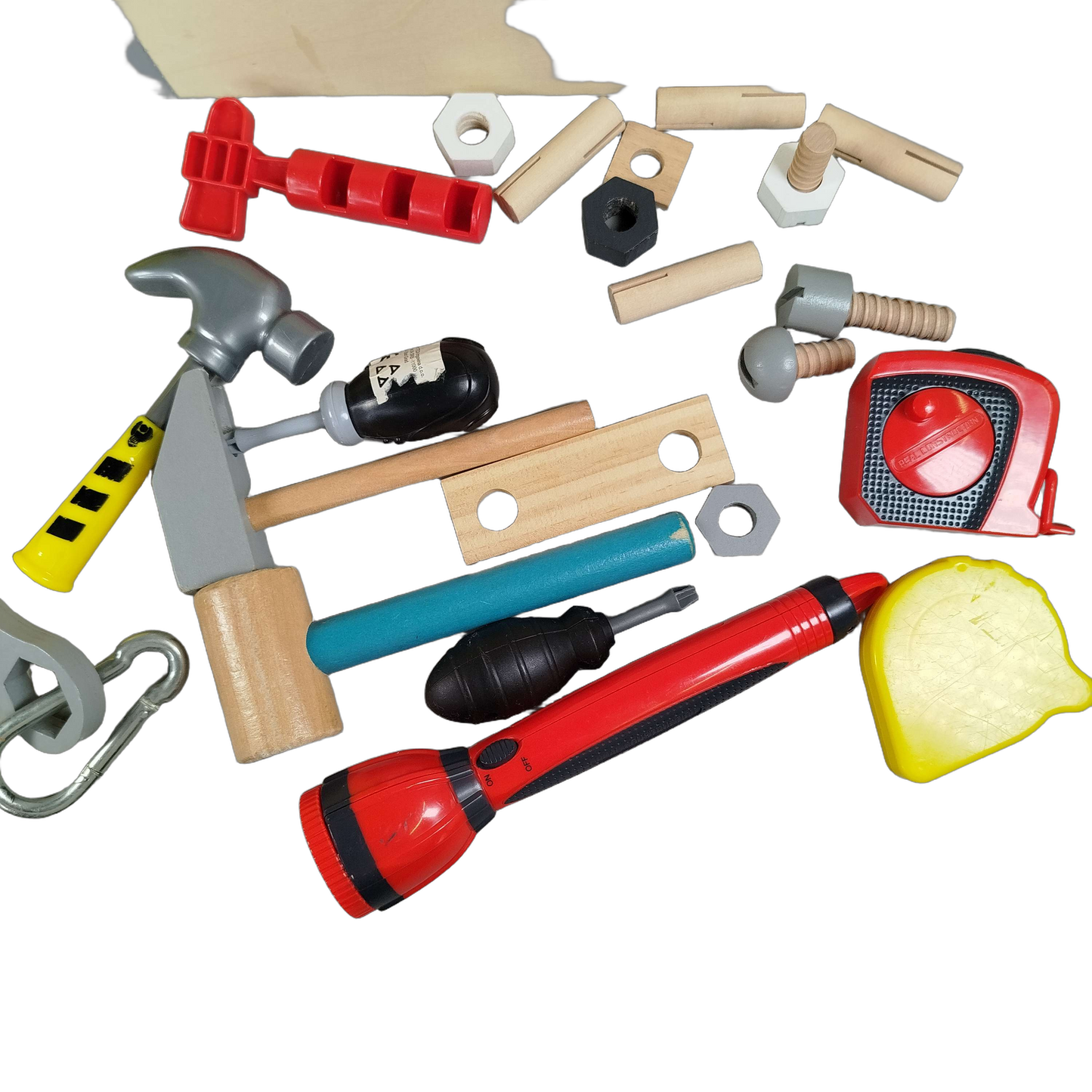 Bundle Bauhelm & Holz-Werkzeugkiste Werkzeug-Set