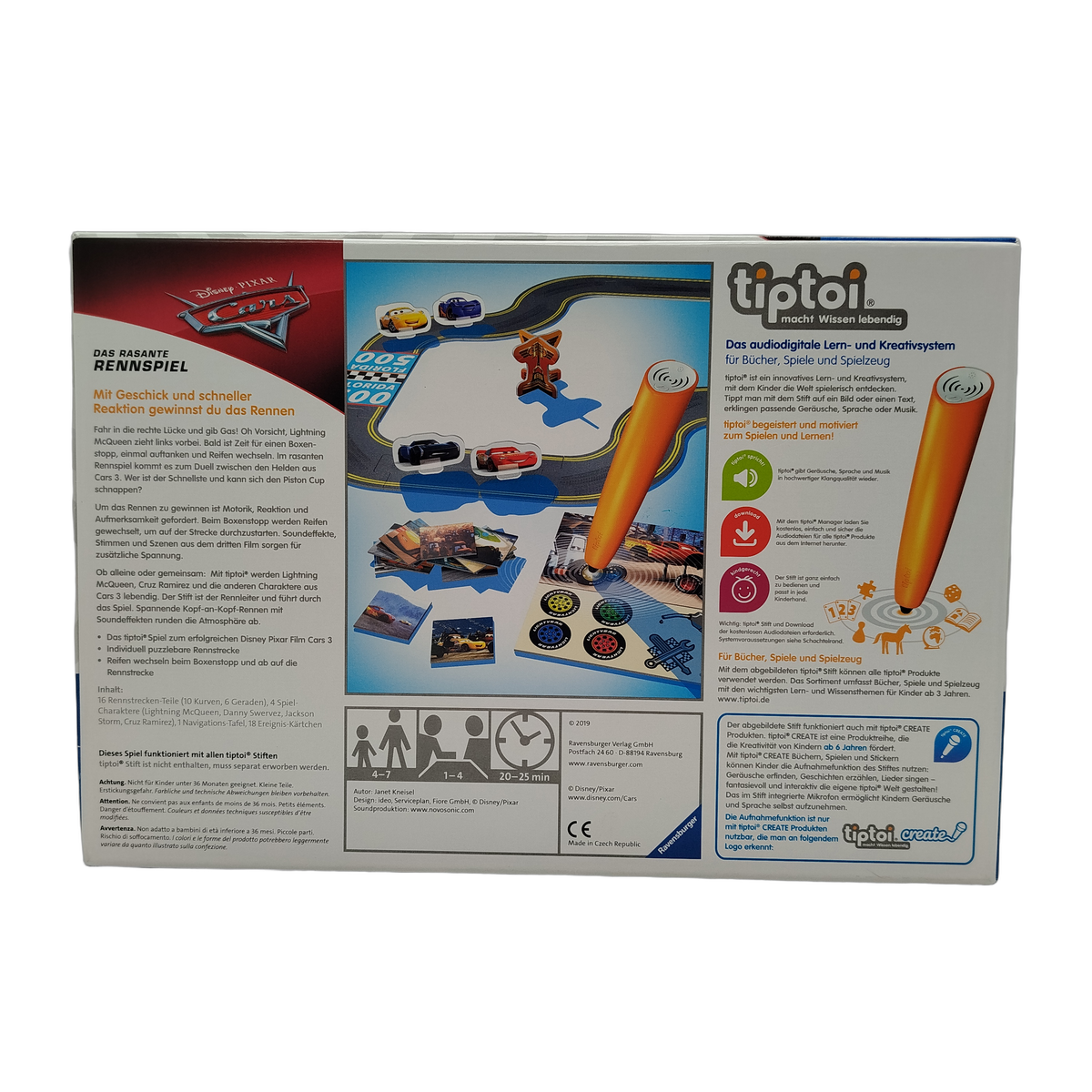 Ravensburger tiptoi Cars: Das rasante Rennspiel Brettspiel