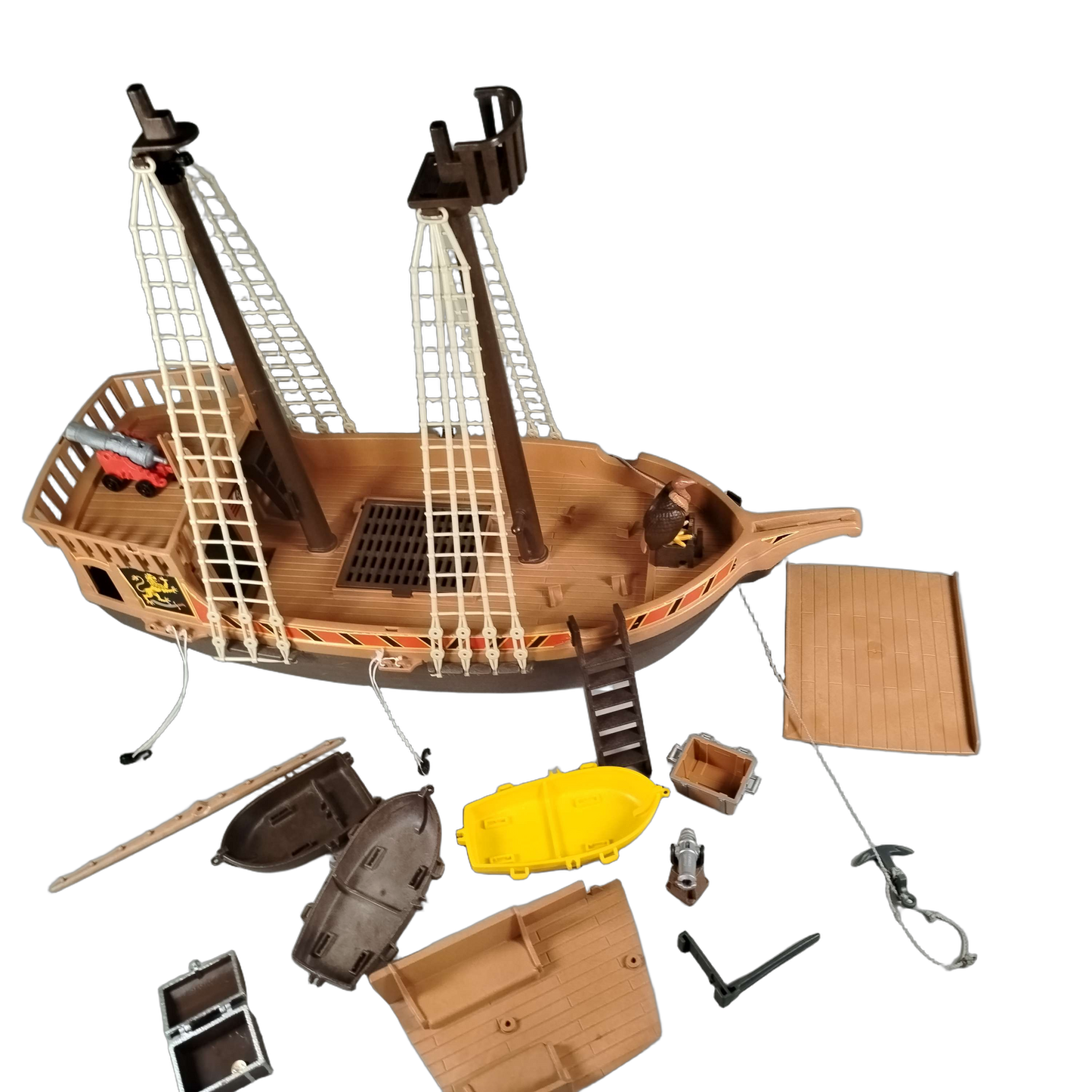 Playmobil Bundle Piratenschiff 3750 mit Figuren & Zubehör