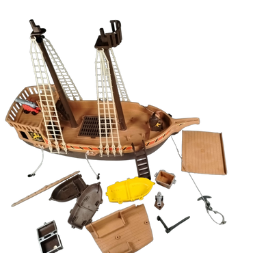 Playmobil Bundle Piratenschiff 3750 mit Figuren & Zubehör