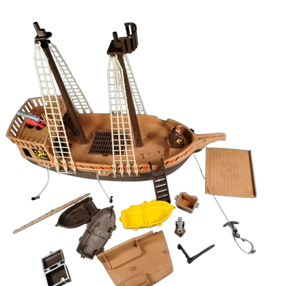 Playmobil Bundle Piratenschiff 3750 mit Figuren & Zubehör