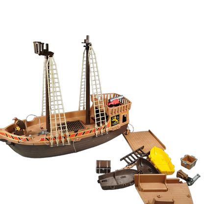 Playmobil Bundle Piratenschiff 3750 mit Figuren & Zubehör
