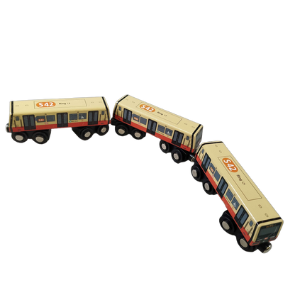 Bauer&Sohn Bundle S-Bahn Berlin S42 großes Set Holzeisenbahn Waggons