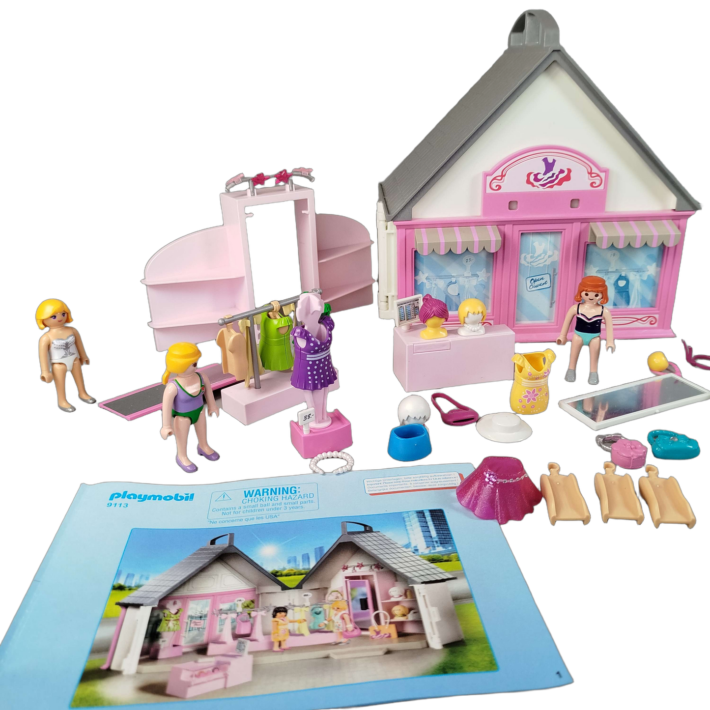 Playmobil Stadtleben 9113 Mitnehm-Modegeschäft
