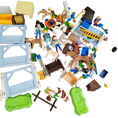 Playmobil Bundle Bauernhof Pferde & Figuren