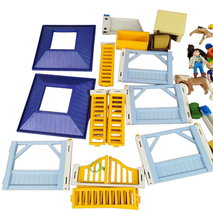 Playmobil Bundle Bauernhof Pferde & Figuren