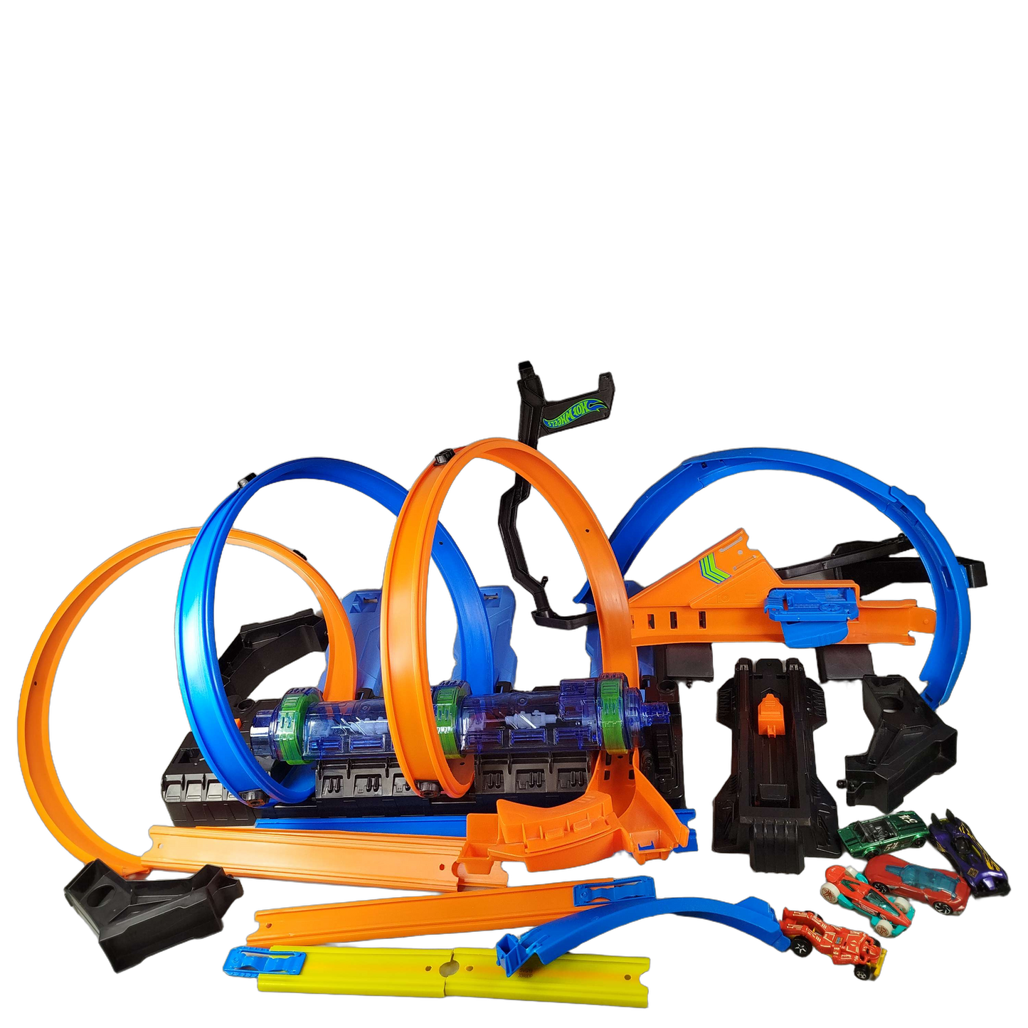 Hot Wheels Action 4 Loopings Rennbahn