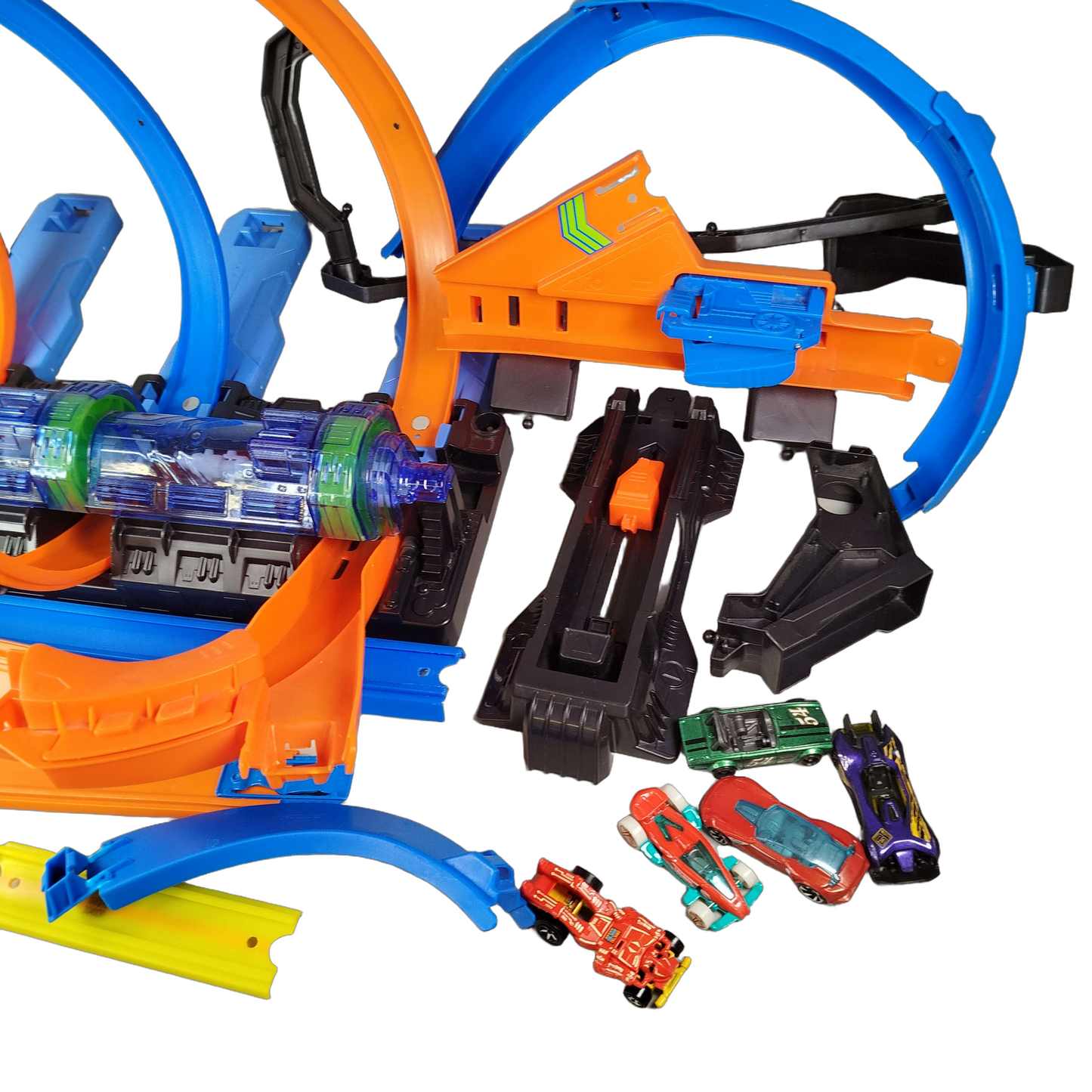 Hot Wheels Action 4 Loopings Rennbahn