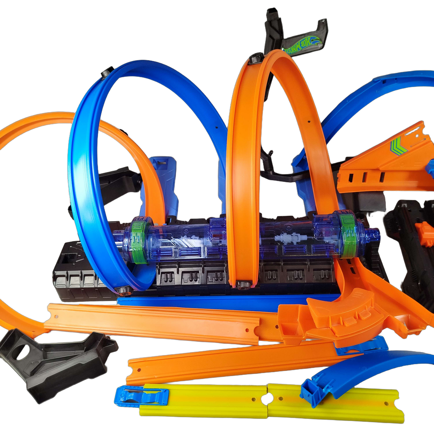 Hot Wheels Action 4 Loopings Rennbahn