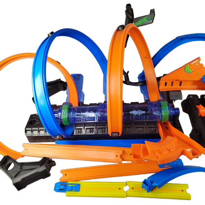 Hot Wheels Action 4 Loopings Rennbahn