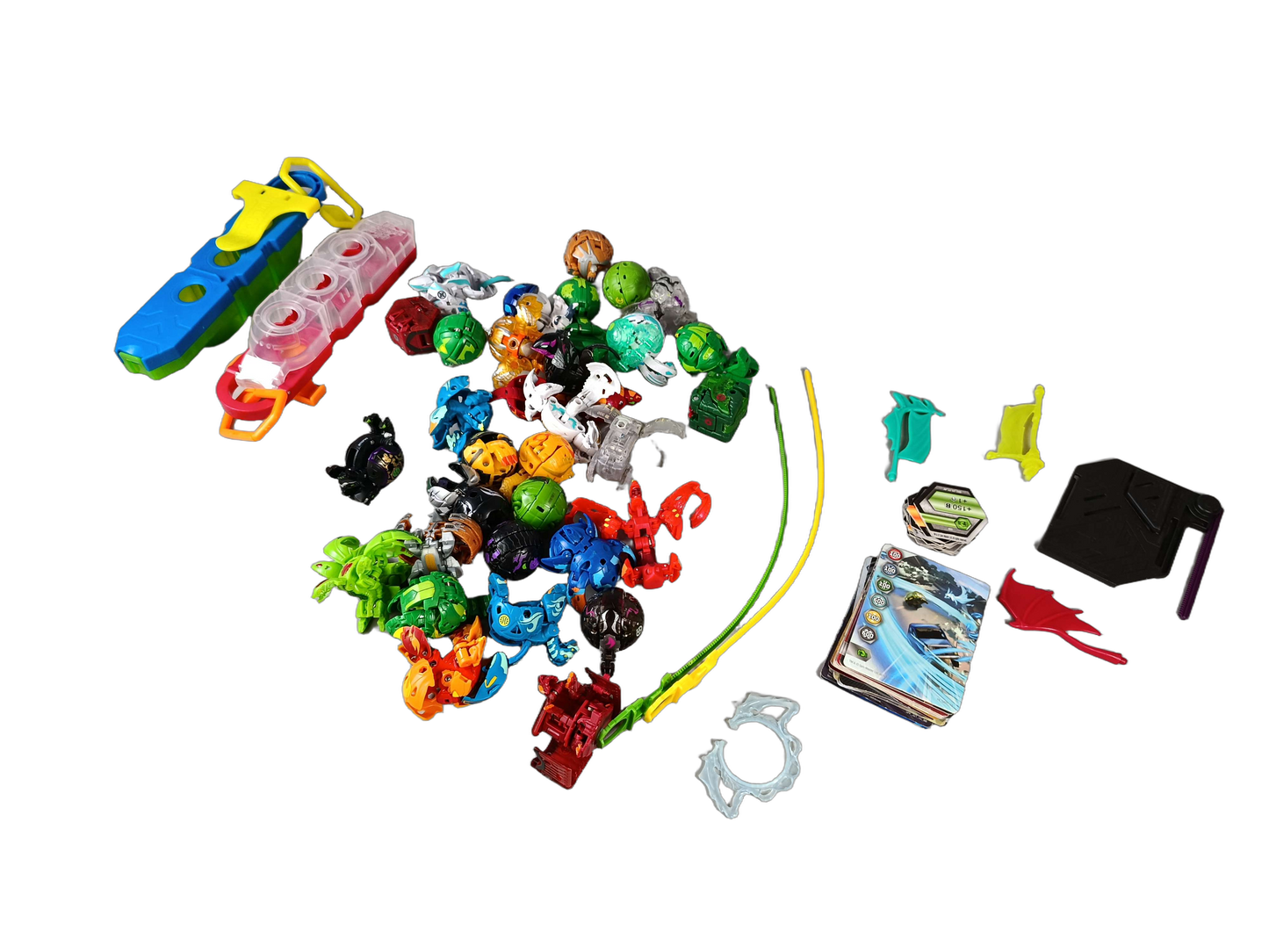 Spin Master Bundle Bakugan großes Set Kugeln & Launcher & Zubehör