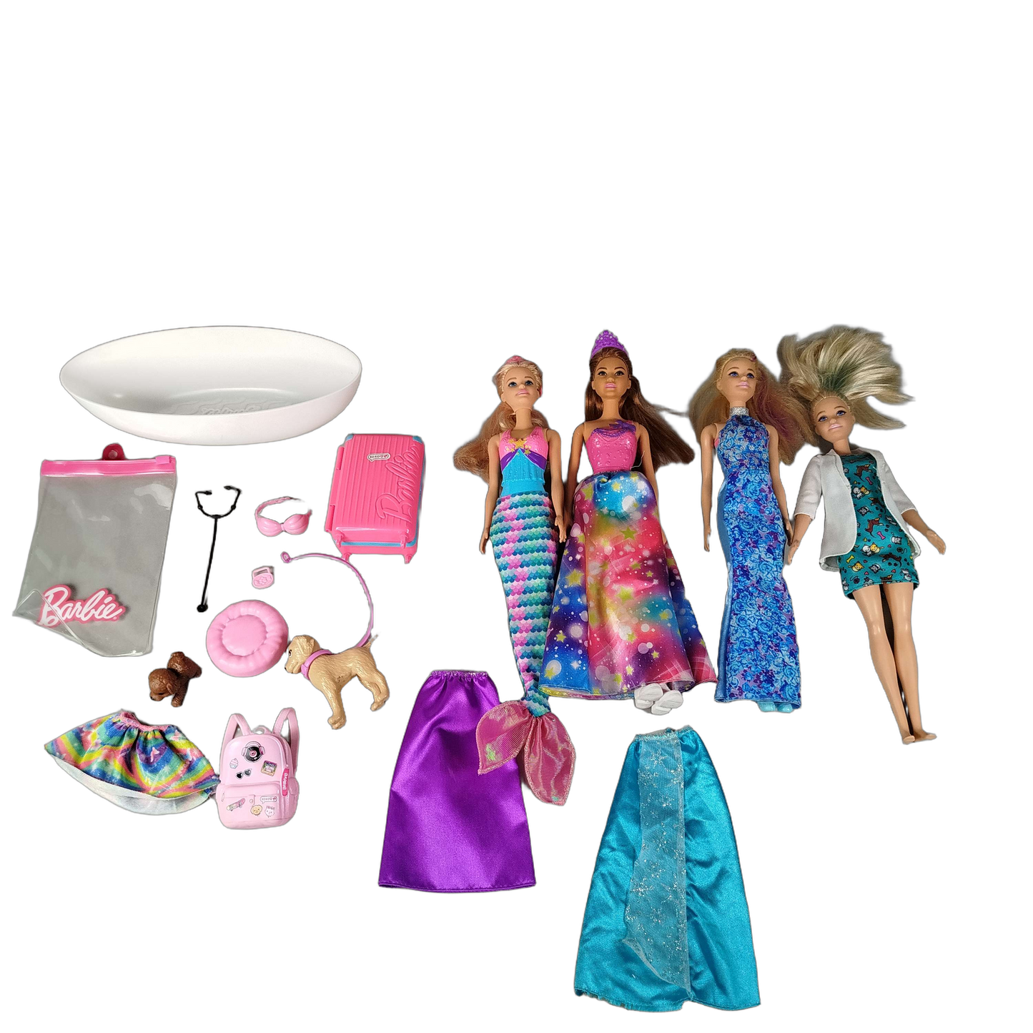Barbie Bundle Set von 4 Modepuppen